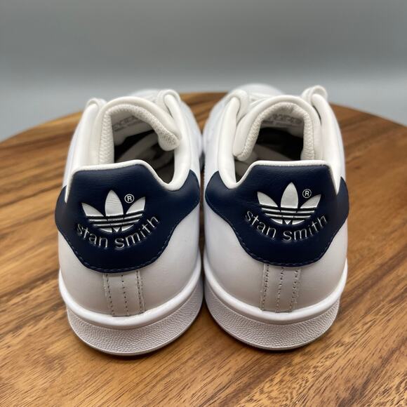 adidas Stan Smith Shoes Womens Size 7.5 White Leather Comfort Walking Sneakers - Picture 4 of 8
